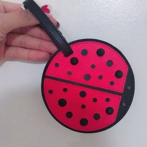 kate spade ladybug luggage tag